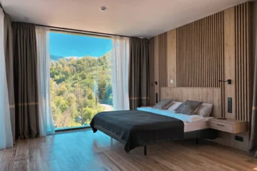 Улучшенные апартаменты с 1 спальней и видом на горы
